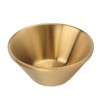 304 Stainless Steel Salad Bowl Double Layer Metal Round Bowl