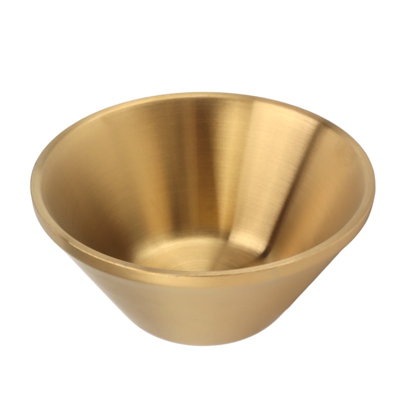 304 Stainless Steel Salad Bowl Double Layer Metal Round Bowl