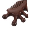 Healeved Wide Tooth Comb for Curly Hair Handmade Scalp Massager