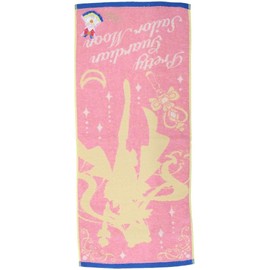 BANDAI 4085004300 Face Towel, Sailor Moon Costume (Super Sailor Moon), Approx. 13.4 x 31.5 inches (34 x 80 cm)