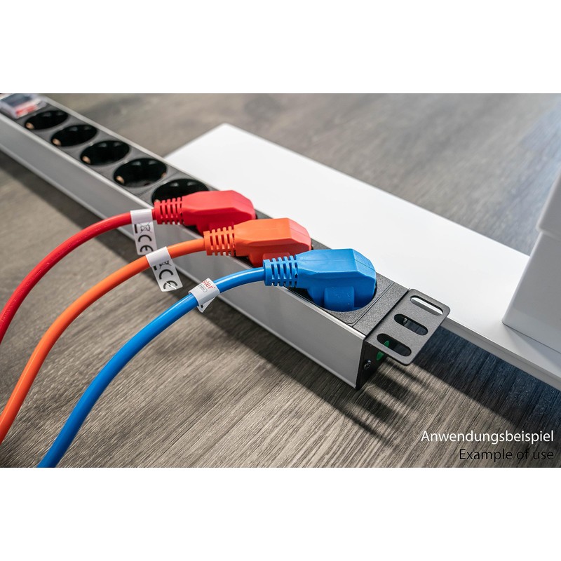 kabelmeister Power Cable Protective Contact Plug Type E+F (90° Angled)