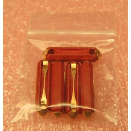 5 Fuses Bullet Ceramic ATS GBC Torpedo 16A (Red), Flosser Germany