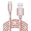 LIQUIPEL USB Type C Cable 6ft, USB A 2.0 to