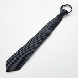 STICO Estico Blackpin Regimental Zipper Tie Navy_SNTVZ67NTN