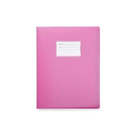 Arpan A4 flexicover 62 Pockets 124/Sides Pocket Display Book Presentation Folder - Flexible Cover (Pink)