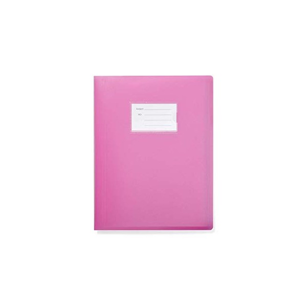 Arpan A4 flexicover 62 Pockets 124/Sides Pocket Display Book Presentation Folder - Flexible Cover (Pink)