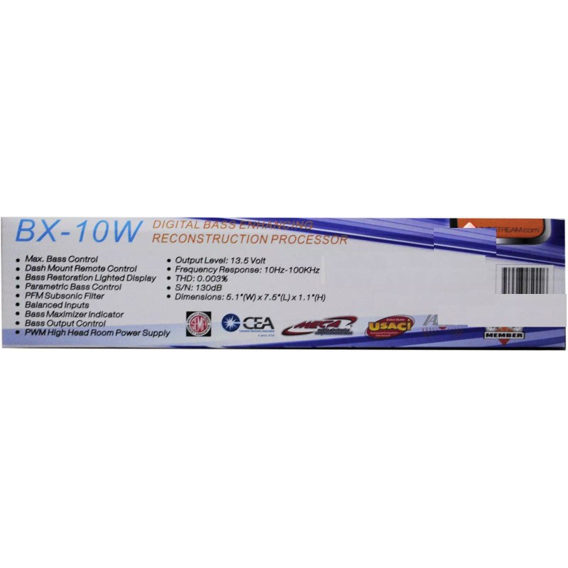 SoundStream BX-10W BX-10 Digital Bass Processor with Remote + 1.5