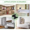 4 Pairs Keku AS Push Fittings, Keku Push in Plinth