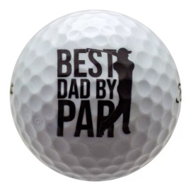 Titleist Best Dad By Par Golf Gift Set – Premium Tru Feel Golf Balls, Tees & Keepsakes