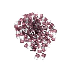VekAuto Car Fuse Blade Style Fuses 40A Mini Fuse Durable | Short Circuit Protection Dark Purple 100Pcs Auto Accessories