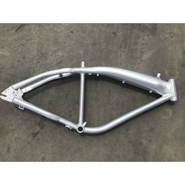DONSP1986 Brushed Alum Felt Faker Gas Bike Frame 3.4L Tank