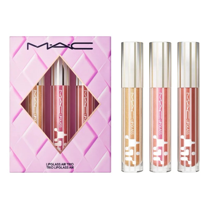 Trío Labial MAC Enthusiast Lipglass Air | 3 Glosses |