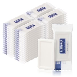 Travel Size Bars Soap in Bulk, Individually Wrapped 0.5 oz Mini Small Body Hand and Face Soaps Toiletries Amenities for Hotel, Shelter/Homeless/Nursing Home/Charity/Motel/Guest Bathroom (100)