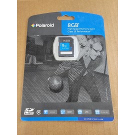 PNY Polaroid 8GB Class 10 SD HC SDHC Memory Card P-SDHC8G10-EFP