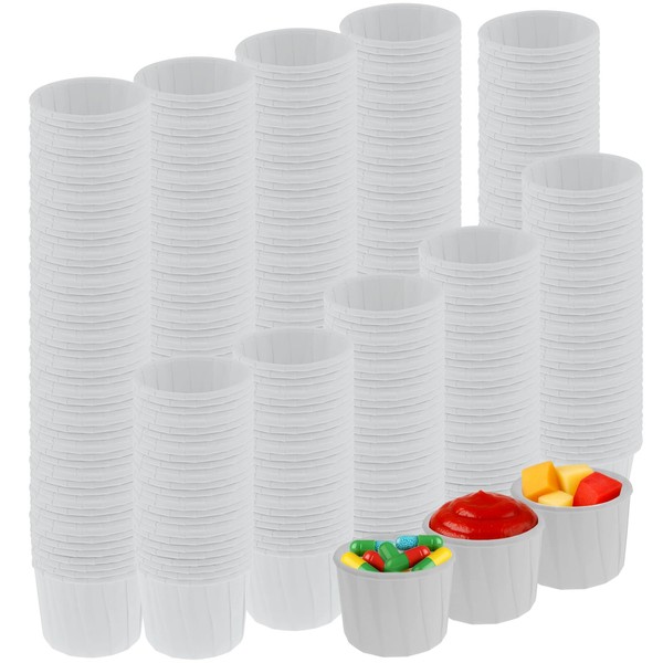 zsccxq 300 pcs Paper Medicine Cups Small Disposable Paper Cups