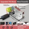 Electric Knife Sharpener, 7 Adjustable Speed Mini Belt Sander, 15