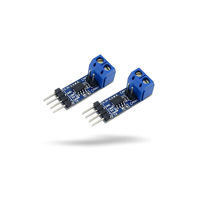 SN65HVD230 CAN Bus Transmitter Receiver (2pcs), Connects MCUs to Can