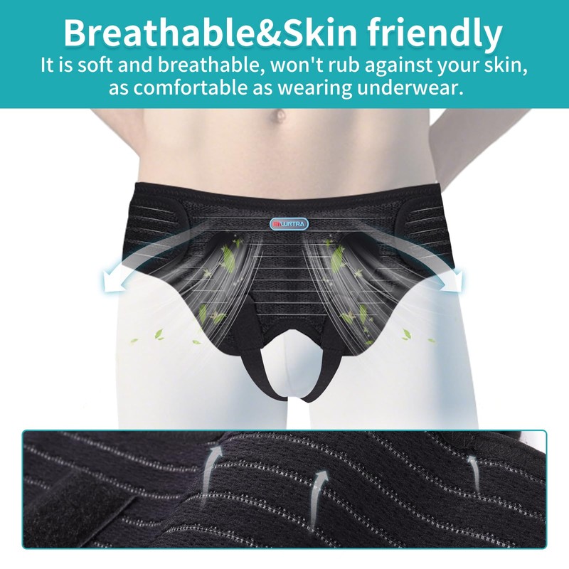 ENLUNTRA Upgraded Hernia Belt for Men & Women,Inguinal Hernia Support