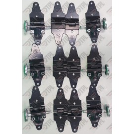 Whiting / Transglobal 18 Piece Whiting Style 2 Panel Repair Kit - Hinges 2" STEEL Rollers Roll up Door