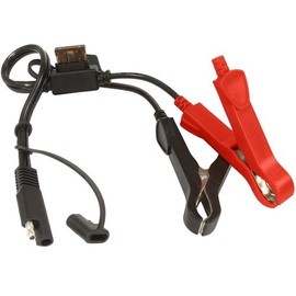 Valley Enterprises Bullet/SAE Connector Cable to Alligator Clips for Battery Chargers