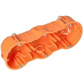 ORNO JB-13813 Cavity Wall Box Windproof for Plasterboard Diameter 60 mm (Triple)