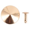 100 Sets Mushroom Rivets Stud 22mm DIY Iron Cone Spikes