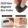 2025 New Magnetic Box Cutter – Retractable Utility Knife with