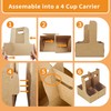 Turmaster 2 Cup Drink Carrier,32 Pack Coffee Cup Holders with