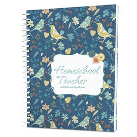 Well Planned Day Original Homeschool Family Planner | 8.5x11 | 1-4 Students (Applique)