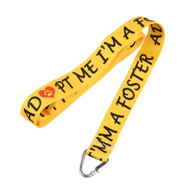 JXGZSO Adopt Me I’m A Foster/Adopt Don’t Shop Dog Lead New Puppy Dog Leash Wrap Gift Dog Owner Gift Dog Rescue Gift (Adopt Me Im A Foster DL)