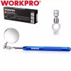 WORKPRO 2-in-1 Telescoping Inspection Mirror Magnetic Pick-Up Tool Round Mirrors