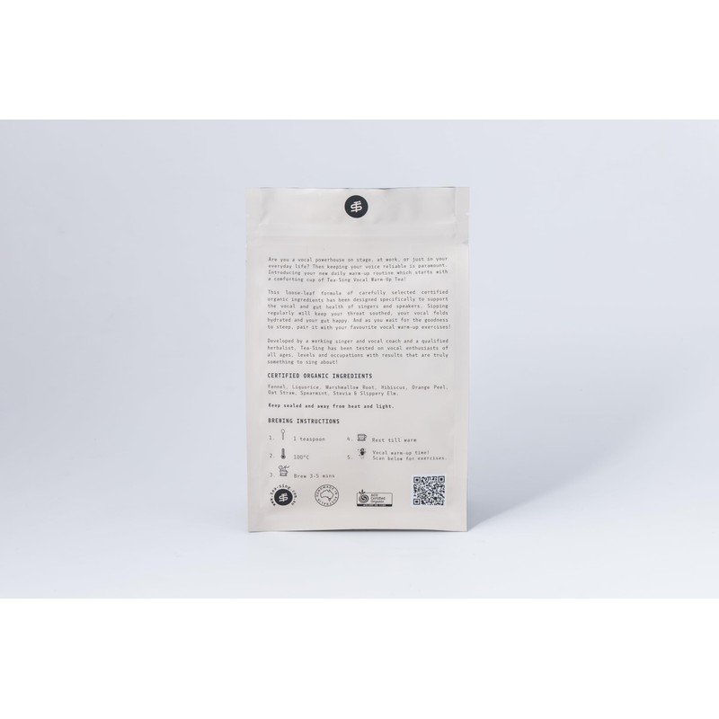 Tea-Sing Vocal Warm-Up Tea - Herbal Loose-Leaf Tea Blend for