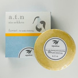 Sun Salt Soap, Fluffy, 2.8 oz (80 g), Scalp Cleansing Soap, Odor, Sticky, Additive-free, Dry Skin, Sensitive Skin, Made in Japan