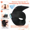 Evala Tape-in Extensions, Real Hair, 40 cm, #1 Raven Black,