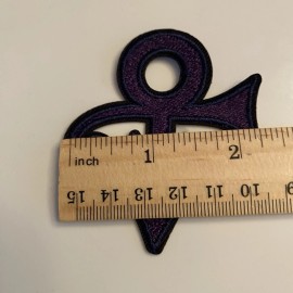 PRINCE SYMBOL!! Iron On Patch + ONE FREE MUSIC STICKER WITH PURCHASE OF PATCH