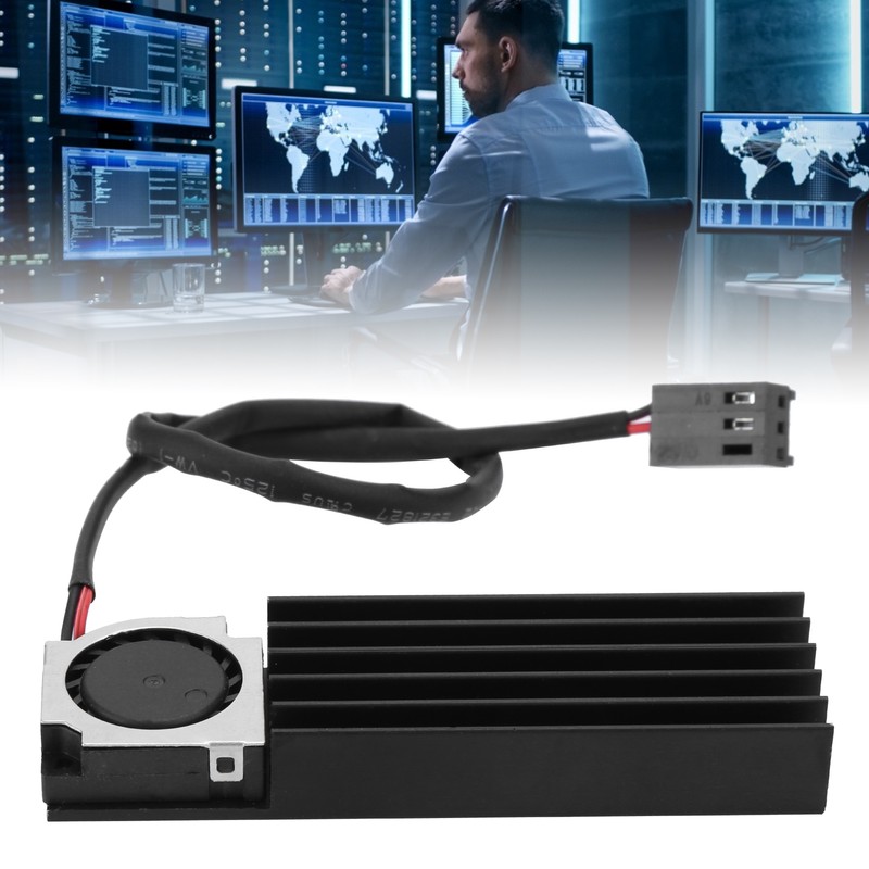 SSD Radiator with Fan Scientific Efficient Cooling Air Duct Heat