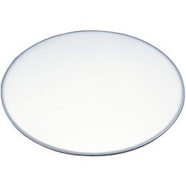 SANEI JR555N-100 Plumbing Parts, Stainless Steel Plate, No Hole, Outer Diameter 3.9 inches (100 mm), Silver