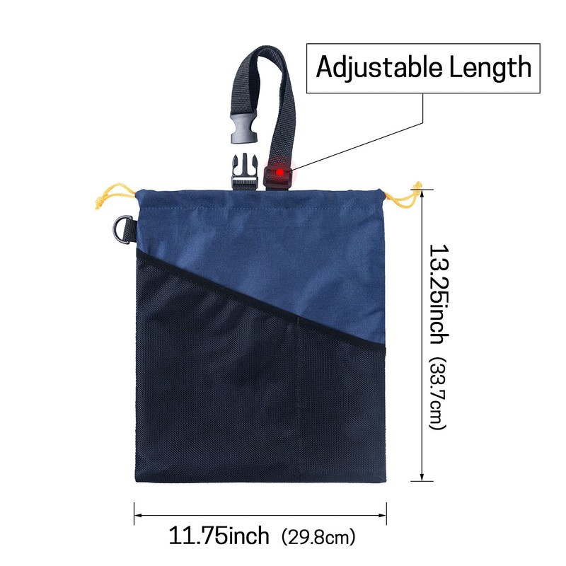 GNEGNI 2PCS Car Garbage Can, Hanging Car Trash Bag with