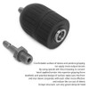 Keyless Drill Chuck Adapter, 1/2-20UNF Keyless Chuck, 2.0-13MM Plastic Shell