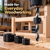 Drill Bit Depth Stop Collars for Woodworking – 8-Piece Adjustable