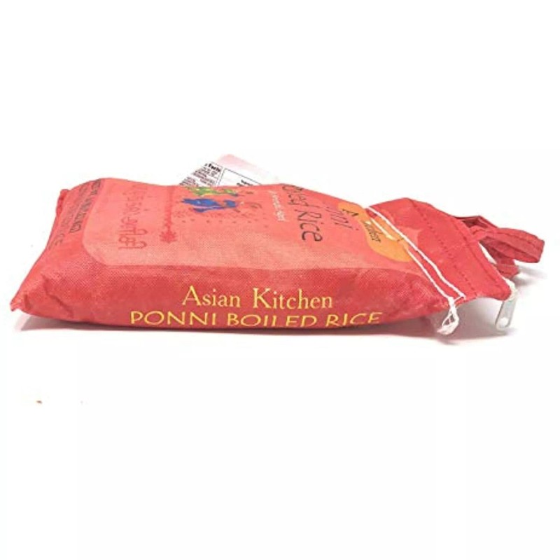 Asian Kitchen Ponni Boiled Rice 4-Pound Bag, 4lbs (1.81kg)