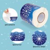 Lucleag 49.2 Ft Winter Snowflakes Bulletin Board Border, Self-Adhesive Snowflake