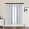 Chyhomenyc 2 Panels 100% Blackout Curtain Liners with 13 Rings,