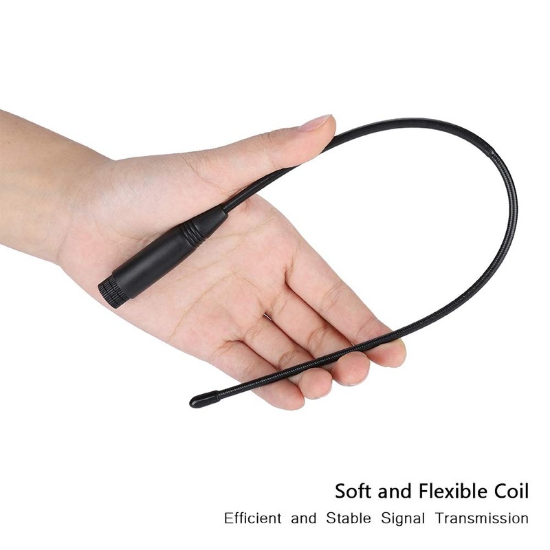 Zerone 38 cm Walkie Talkie Antenna, SMA Plug 144/430MHz Antenna