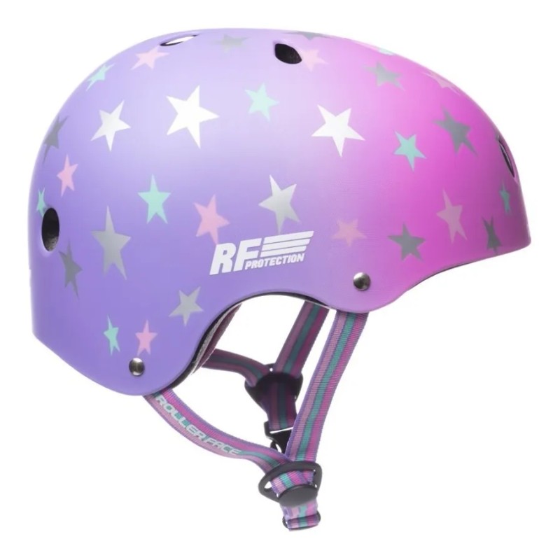 Set De Protecciones Con Casco Star Rollerface