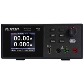 VOLTCRAFT DSP-3005 Laboratory Power Supply, Adjustable 0-30V 0-5A 150W USB 2.0 Plug A Remote Control Number of Outputs 1