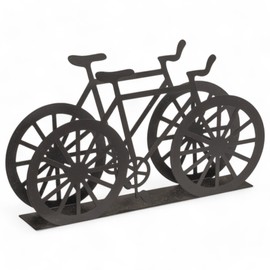MIJOMA Metal Bicycle Napkin Holder, Stylish Napkin Holder in Black, 19 x 3 x 9.5 cm - Vintage Decoration for Kitchen & Table
