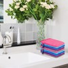 PHOGARY 10 Pack Microfiber Body Wash Mitts, Flannel Soft Face
