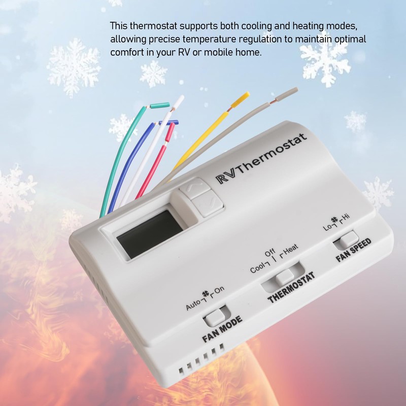 8330D3351 Wall Mounted Digital Cooling and Heating Thermostat, Suitable for