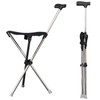 Folding Cane Seat for Outdoor Walking – Lightweight Walking Stick